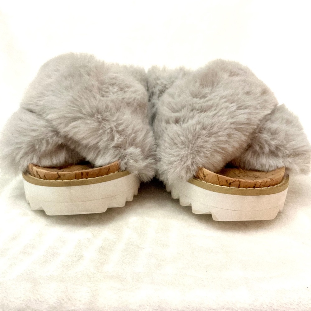 STEVEN by Steve Madden Gray Women's Cozie Slide Sandal Size 7M - Picture 9 of 13